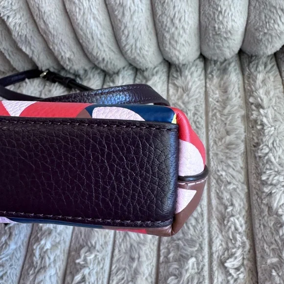 Kate Spade Red and Pink Leaf Crossbody Bag - Picture 7 of 9